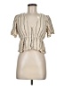O'Neill 100% Viscose Tan Short Sleeve Blouse Size M - photo 1