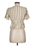 O'Neill 100% Viscose Tan Short Sleeve Blouse Size M - photo 2