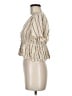 O'Neill 100% Viscose Tan Short Sleeve Blouse Size M - photo 5