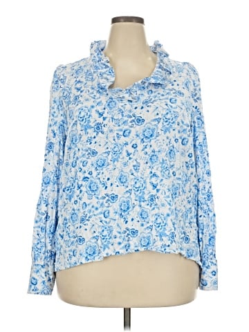 Crown & Ivy Long Sleeve Blouse (view 1)