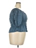 a.n.a. A New Approach Blue Short Sleeve Top Size 2X - photo 4