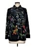 Soft Surroundings 100% Polyester Floral Black Long Sleeve Blouse Size M (petite) - photo 1