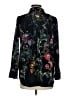 Soft Surroundings 100% Polyester Floral Black Long Sleeve Blouse Size M (petite) - photo 2