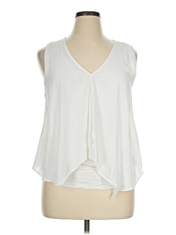 Green Envelope Sleeveless Blouse (view 1)