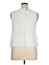 Green Envelope White Sleeveless Blouse Size XL - photo 2