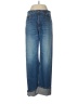 Point Sur 100% Cotton Chevron-herringbone Blue Jeans Size 27 waist - photo 1
