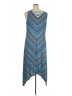 Apt. 9 Chevron-herringbone Blue Casual Dress Size XL - photo 2