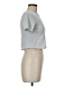Double Zero 100% Polyester Silver Short Sleeve Turtleneck Size M - photo 4