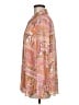 Rose + Olive 100% Polyester Paisley Orange Long Sleeve Blouse Size M (estimated) - photo 5