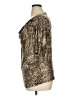DressBarn Metallic Gold Short Sleeve Blouse Size XL - photo 5