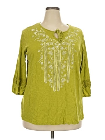 Catherines 3/4 Sleeve Blouse (view 1)
