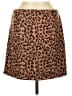Crescent Animal Print Brown Casual Skirt Size M - photo 1