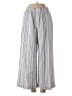 Hem & Thread Stripes Silver Casual Pants Size S - photo 1