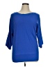 Talbots Blue 3/4 Sleeve Top Size XL - photo 1