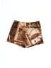 Shein Graphic Brown Shorts Size 6 - photo 1