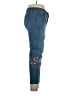 Bandolino Floral Blue Jeans Size 14 - photo 4