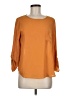 Lily White Orange 3/4 Sleeve Blouse Size M - photo 1