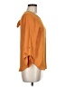 Lily White Orange 3/4 Sleeve Blouse Size M - photo 4