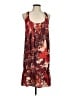 Tiny 100% Polyester Print Burgundy Casual Dress Size M - photo 1
