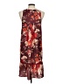 Tiny 100% Polyester Print Burgundy Casual Dress Size M - photo 2
