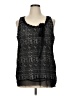 CAbi 100% Nylon Black Sleeveless Blouse Size XL - photo 1