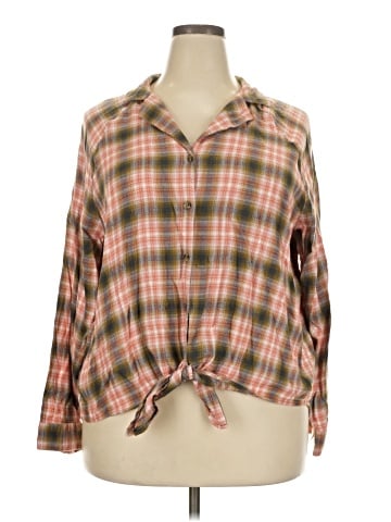 Mudd Long Sleeve Blouse (view 1)
