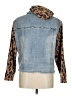 Kensie Animal Print Blue Denim Jacket Size M - photo 2