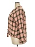 Mudd Plaid Pink Long Sleeve Blouse Size XXL - photo 5