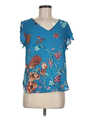 Lily White Short Sleeve Blouse (view 1)