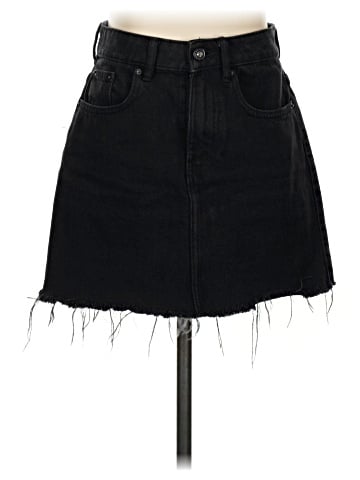 Zara TRF Denim Skirt (view 2)