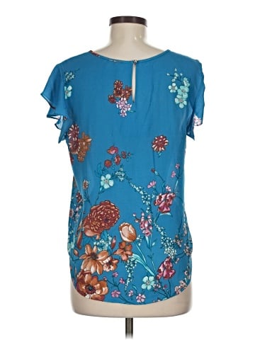 Lily White Short Sleeve Blouse (view 2)