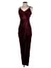 Assorted Brands Solid Burgundy Cocktail Dress Size S - photo 1