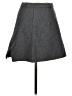 Talula Solid Gray Wool Skirt Size 6 - photo 2