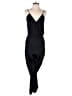 Parker 100% Silk Solid Black Jumpsuit Size XS - photo 1