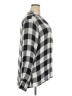 Max Jeans 100% Rayon Checkered-gingham Black Long Sleeve Blouse Size 2X - photo 4