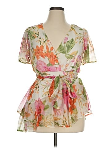 Blush Short Sleeve Blouse (view 1)