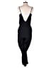 Parker 100% Silk Solid Black Jumpsuit Size XS - photo 2