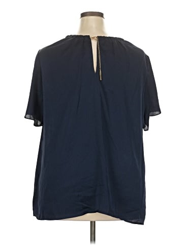 MICHAEL Michael Kors Short Sleeve Blouse (view 2)