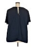 MICHAEL Michael Kors Blue Short Sleeve Blouse Size 2X - photo 2