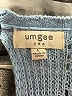 Umgee 100% Acrylic Blue Short Sleeve Blouse Size L - photo 7