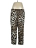 Banana Republic 100% Polyester Animal Print Gold Casual Pants Size XL - photo 1