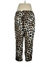 Banana Republic 100% Polyester Animal Print Gold Casual Pants Size XL - photo 2