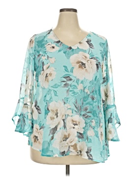 Sara Michelle 3/4 Sleeve Blouse