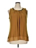 Alfani 100% Polyester Gold Sleeveless Blouse Size XL - photo 1
