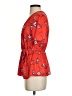 Sienna Sky 100% Polyester Red Short Sleeve Blouse Size S - photo 5