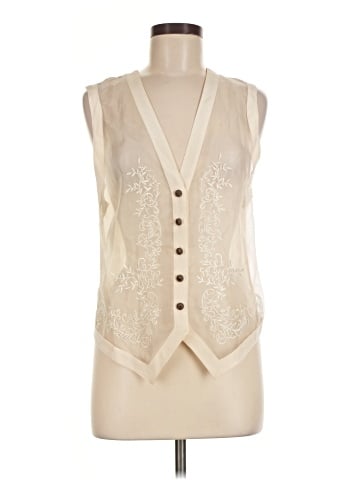 Compagnie Internationale Express Sleeveless Silk Top (view 1)