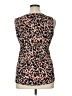 Daisy Fuentes Brown Sleeveless Blouse Size XL - photo 2