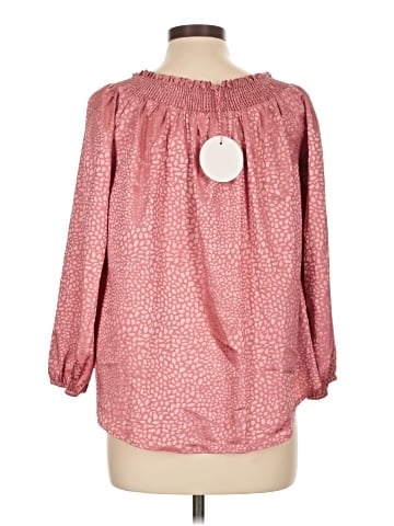 Umgee 3/4 Sleeve Blouse (view 2)