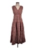 Max Studio Print Brown Casual Dress Size S - photo 1