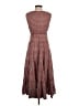 Max Studio Print Brown Casual Dress Size S - photo 2